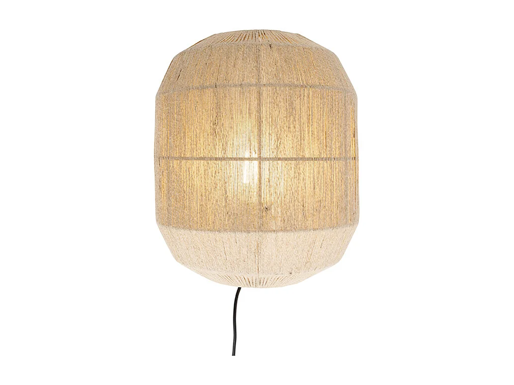 Applique orientale noire avec corde - Riki