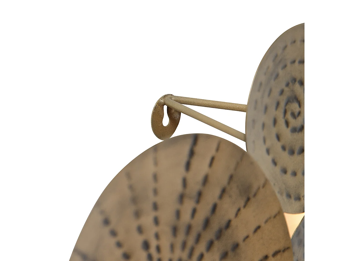 Applique murale Art déco or antique 71 cm - Kelly