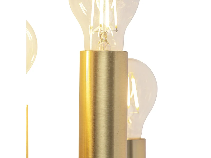 Applique murale chic d'hôtel dorée à 6 lumières - Tubi