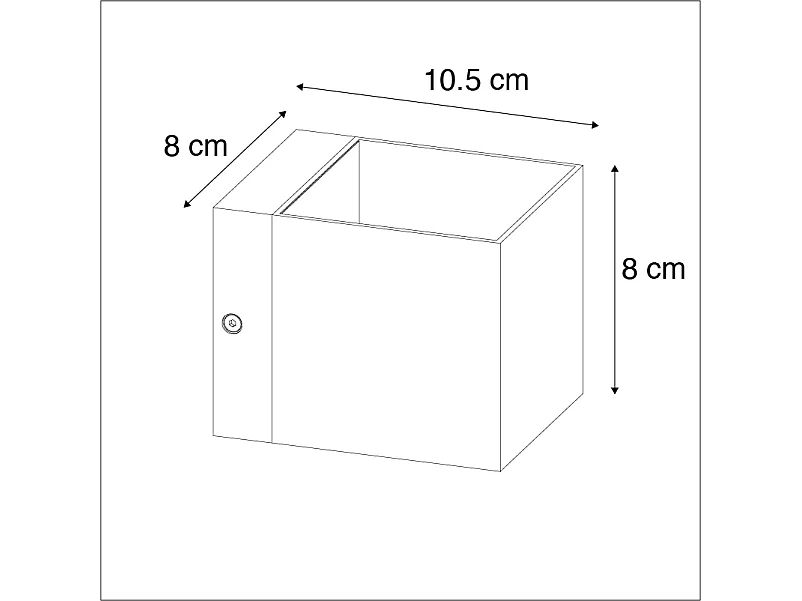 Lot de 2 appliques modernes noires - TRANSFER