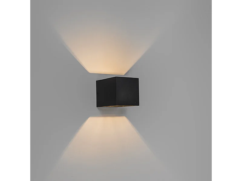 Lot de 2 appliques modernes noires - TRANSFER