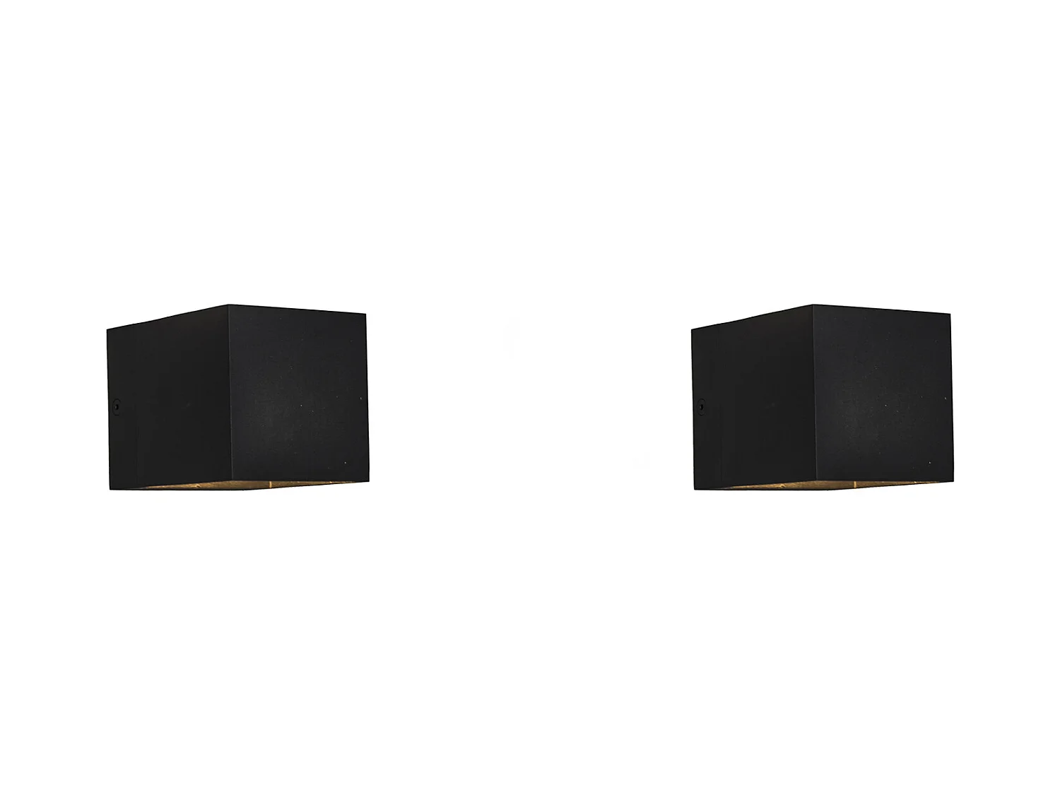 Lot de 2 appliques modernes noires - TRANSFER