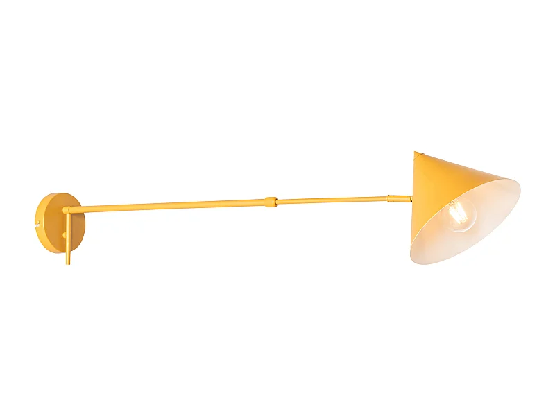 Applique design jaune orientable - Triangolo