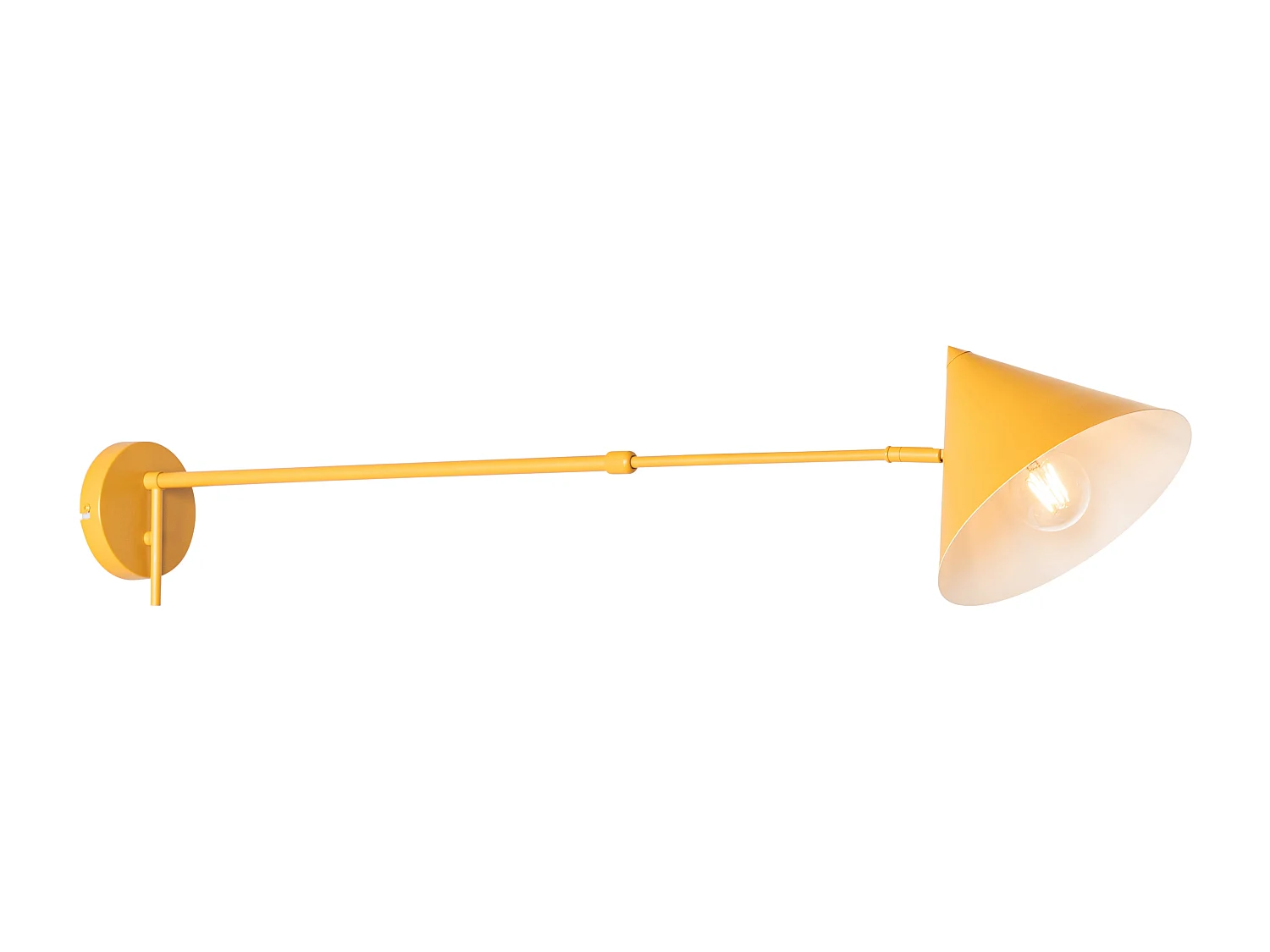 Applique design jaune orientable - Triangolo