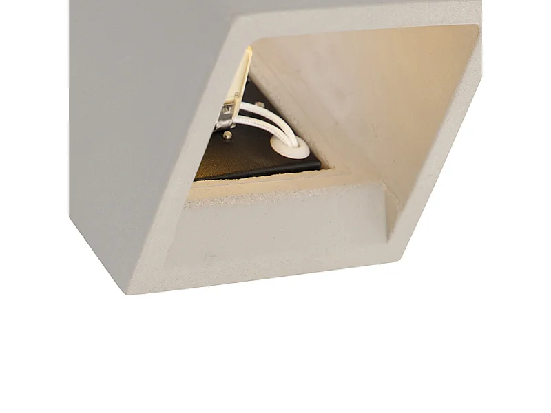 Applique murale industrielle en béton - Box