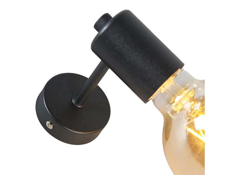 Applique murale industrielle noire - Facil