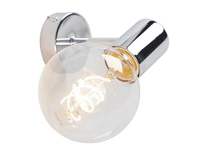 Applique murale moderne chromée - Facil