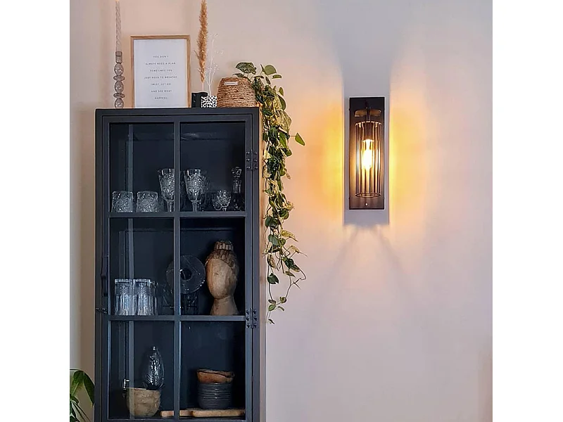 Applique murale moderne noire filaire - Balenco Wazo