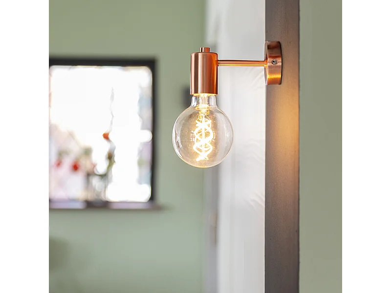 Applique murale Art Déco cuivre - Facil