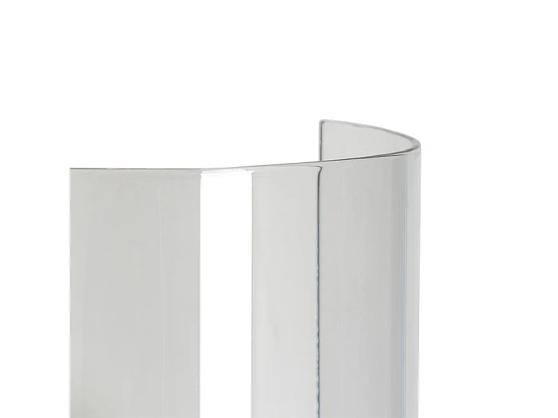 Applique moderne noire avec verre fumé - Vidra