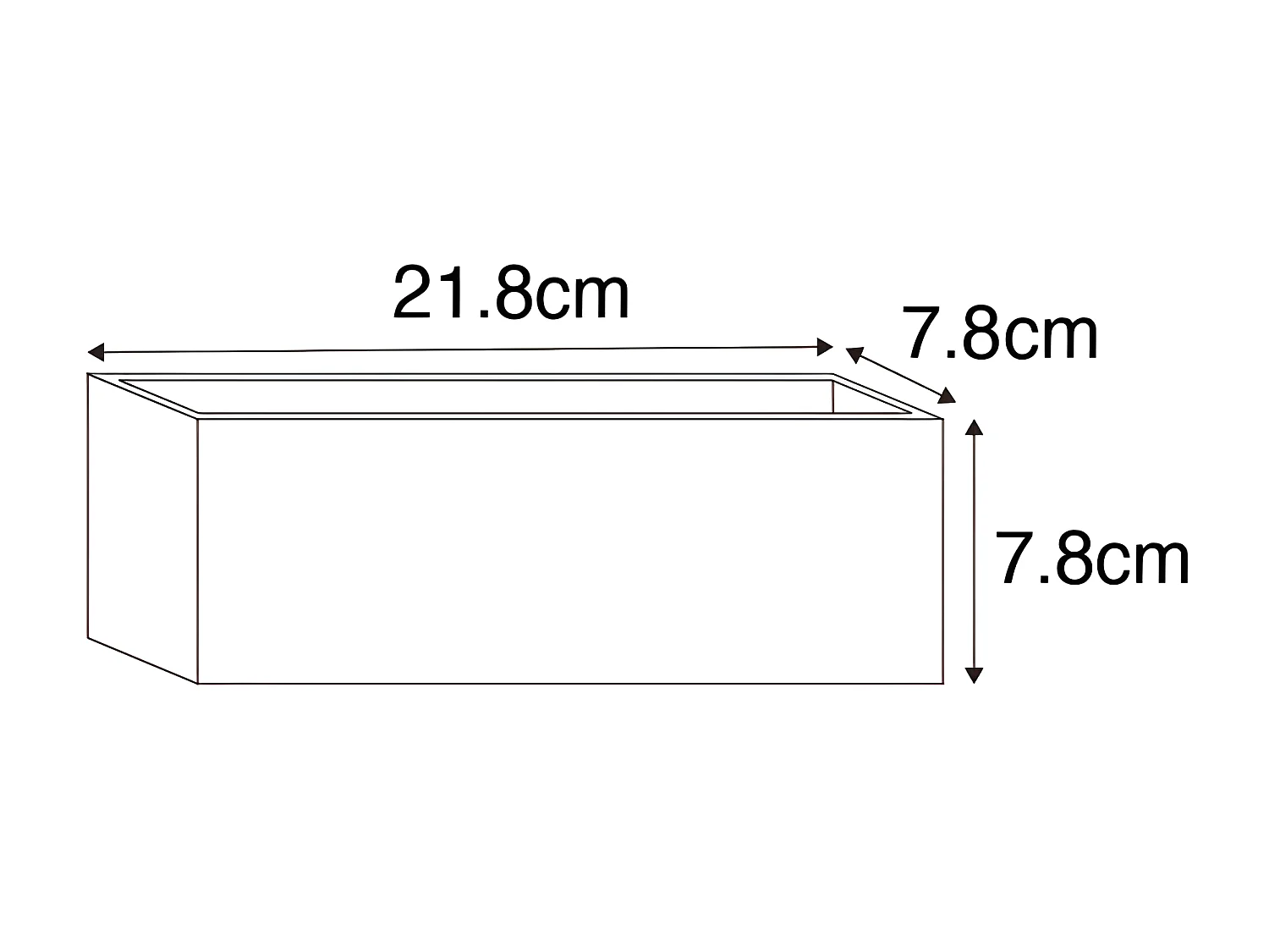 Applique moderne blanche - Santino Novo