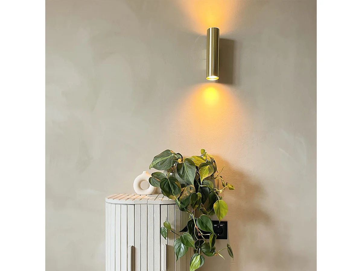 Applique murale moderne en laiton 2 lumières - Jeana