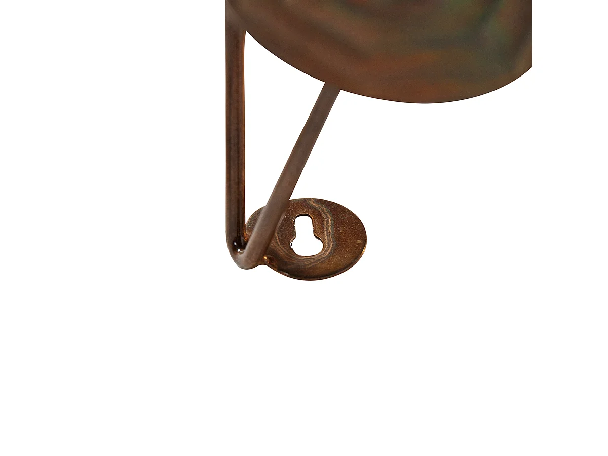 Applique Art Déco cuivre 77 cm - Cercles