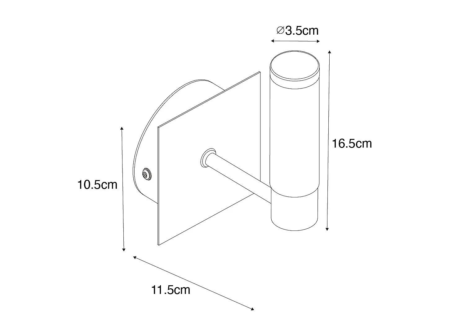 Applique de salle de bain moderne blanche IP44 - Bath
