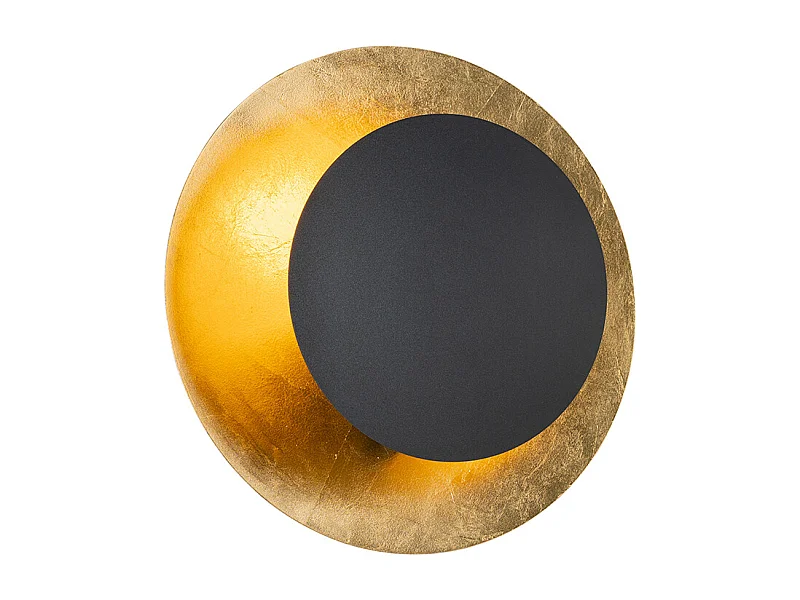 Applique murale Art déco noire avec or - Emilienne