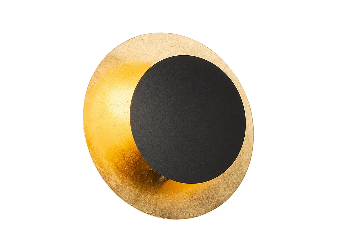 Applique Art Déco noire et dorée - Emilienne