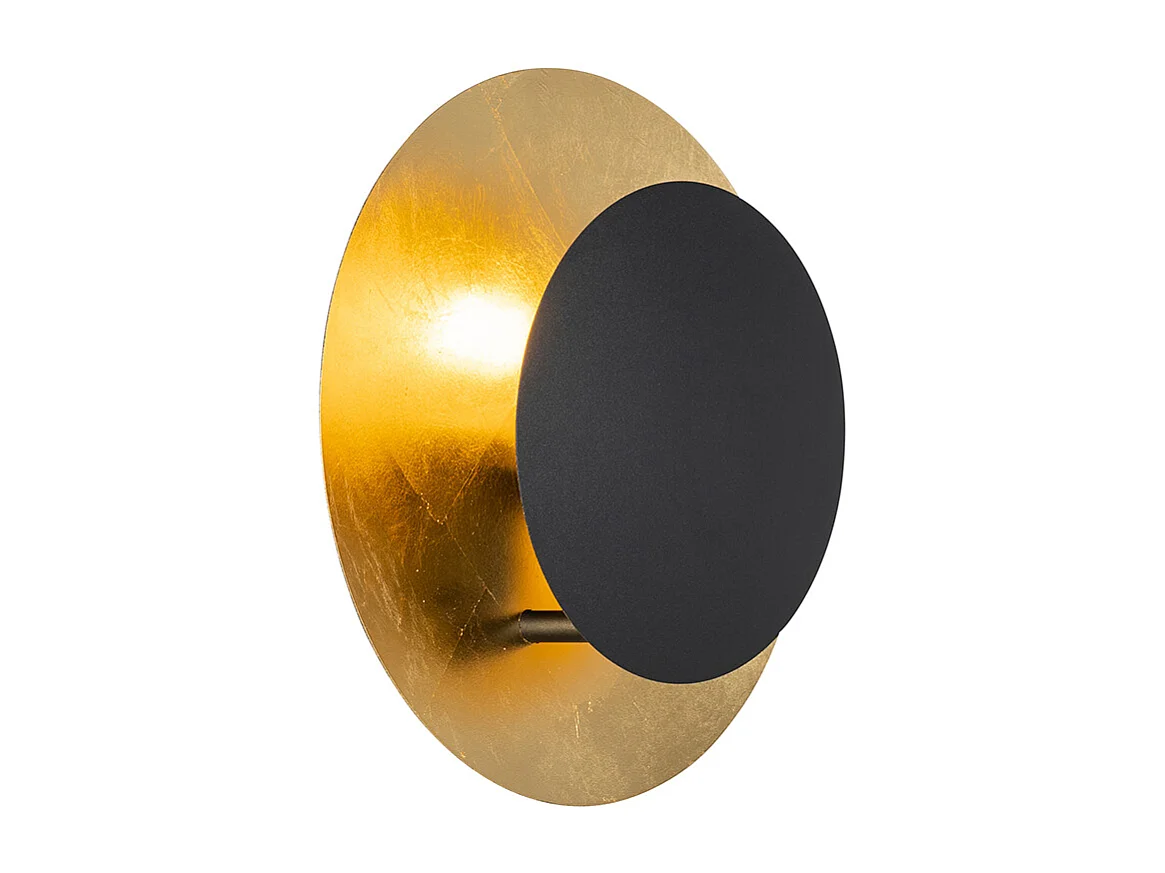 Applique Art Déco noire et dorée - Emilienne
