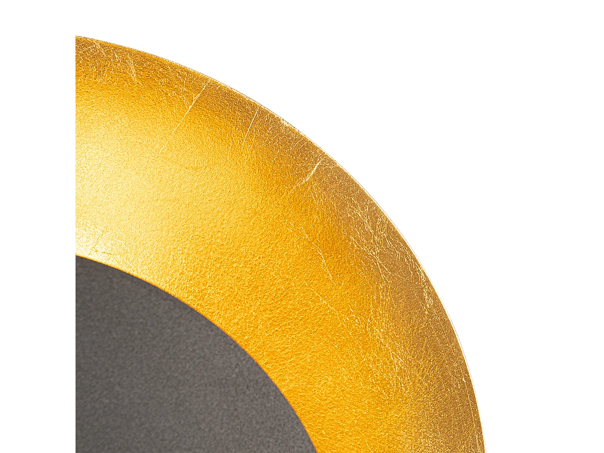 Applique murale Art déco noire avec or - Emilienne