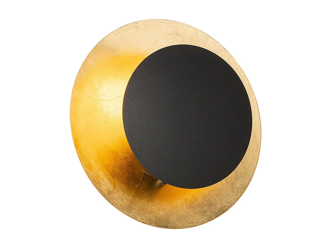 Applique murale Art déco noire avec or - Emilienne