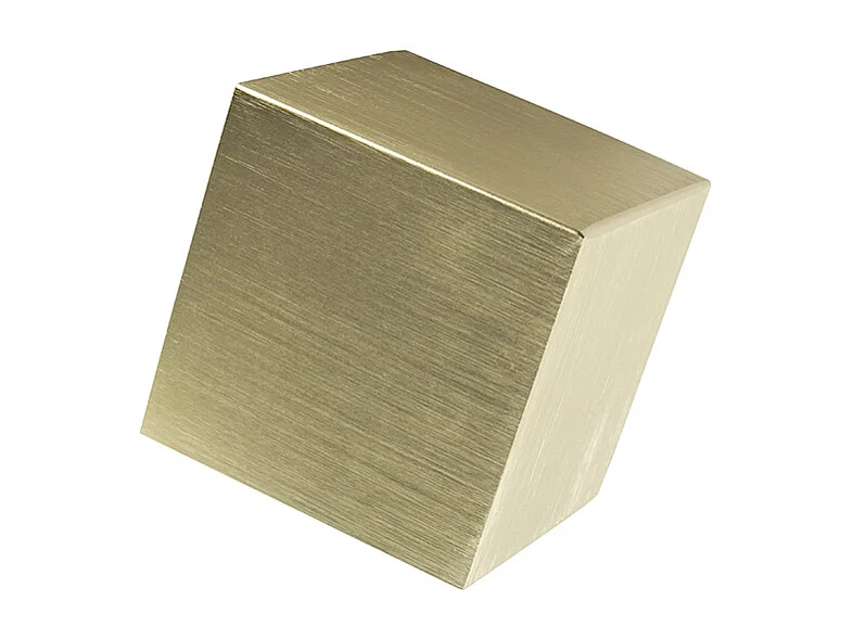 Applique murale moderne dorée avec effet de lumière - Cube