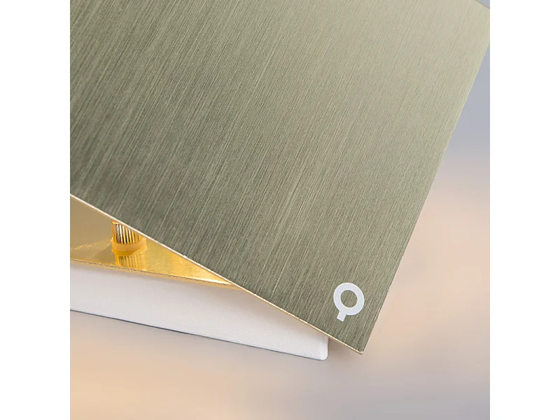 Applique murale moderne dorée - Cube