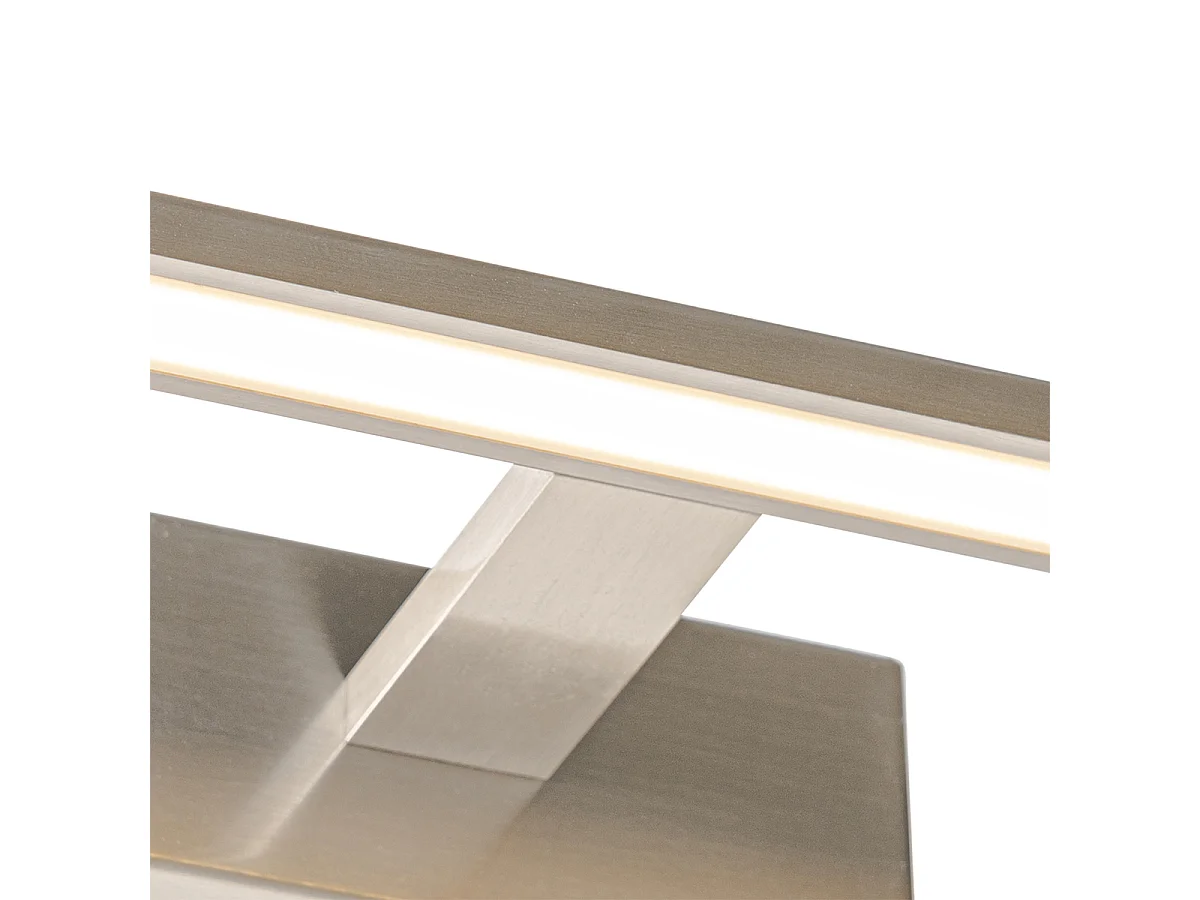 Applique murale en acier 41,5 cm avec LED IP44 - Jerre