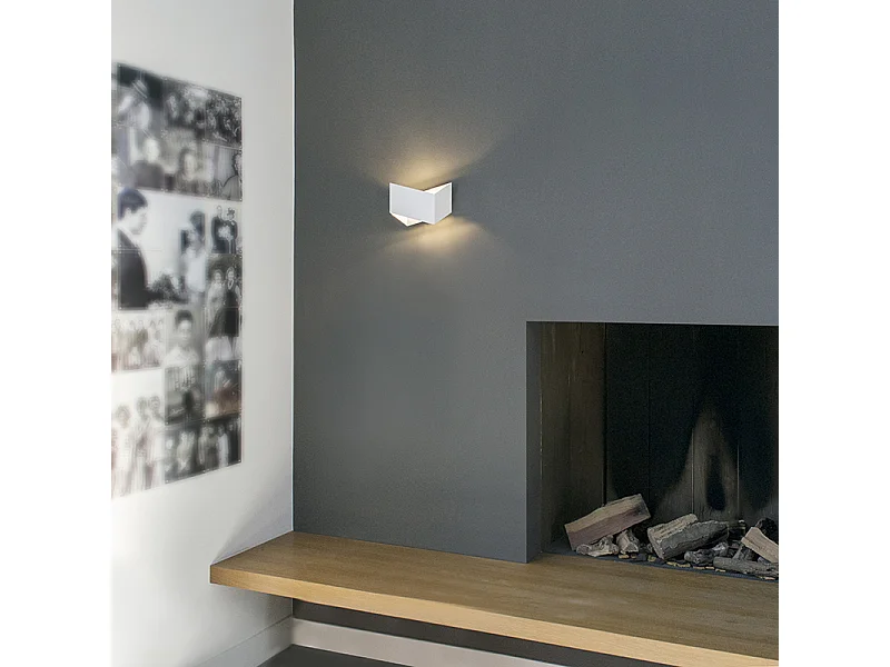 Applique murale design blanche - Fold