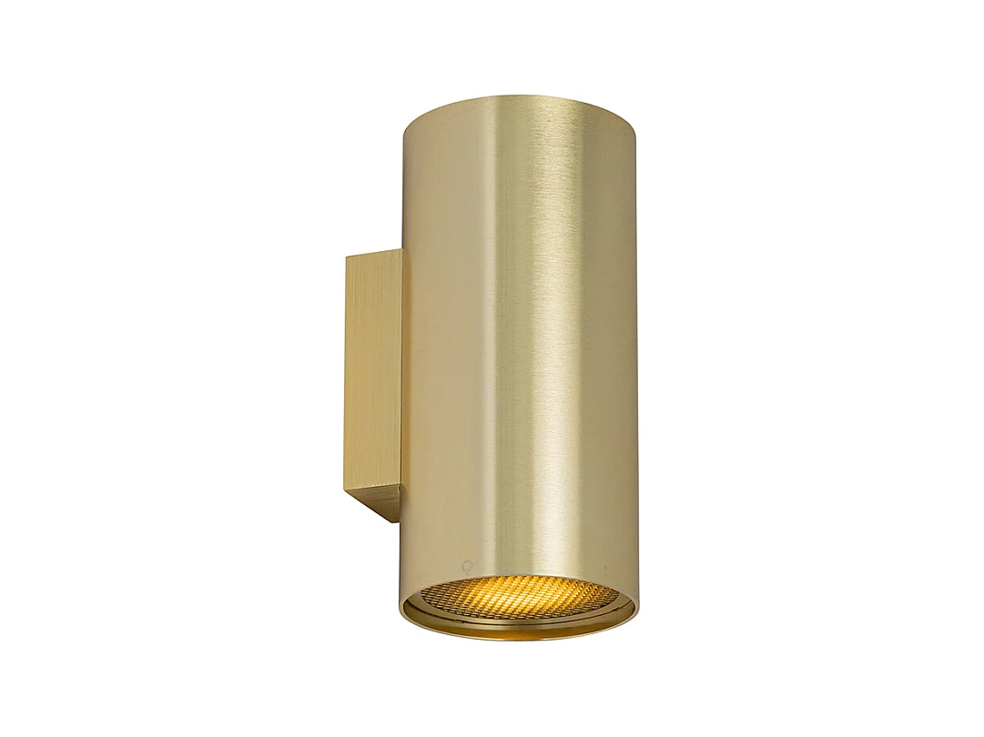 Applique design dorée ronde 2 lumières - Sab Honey