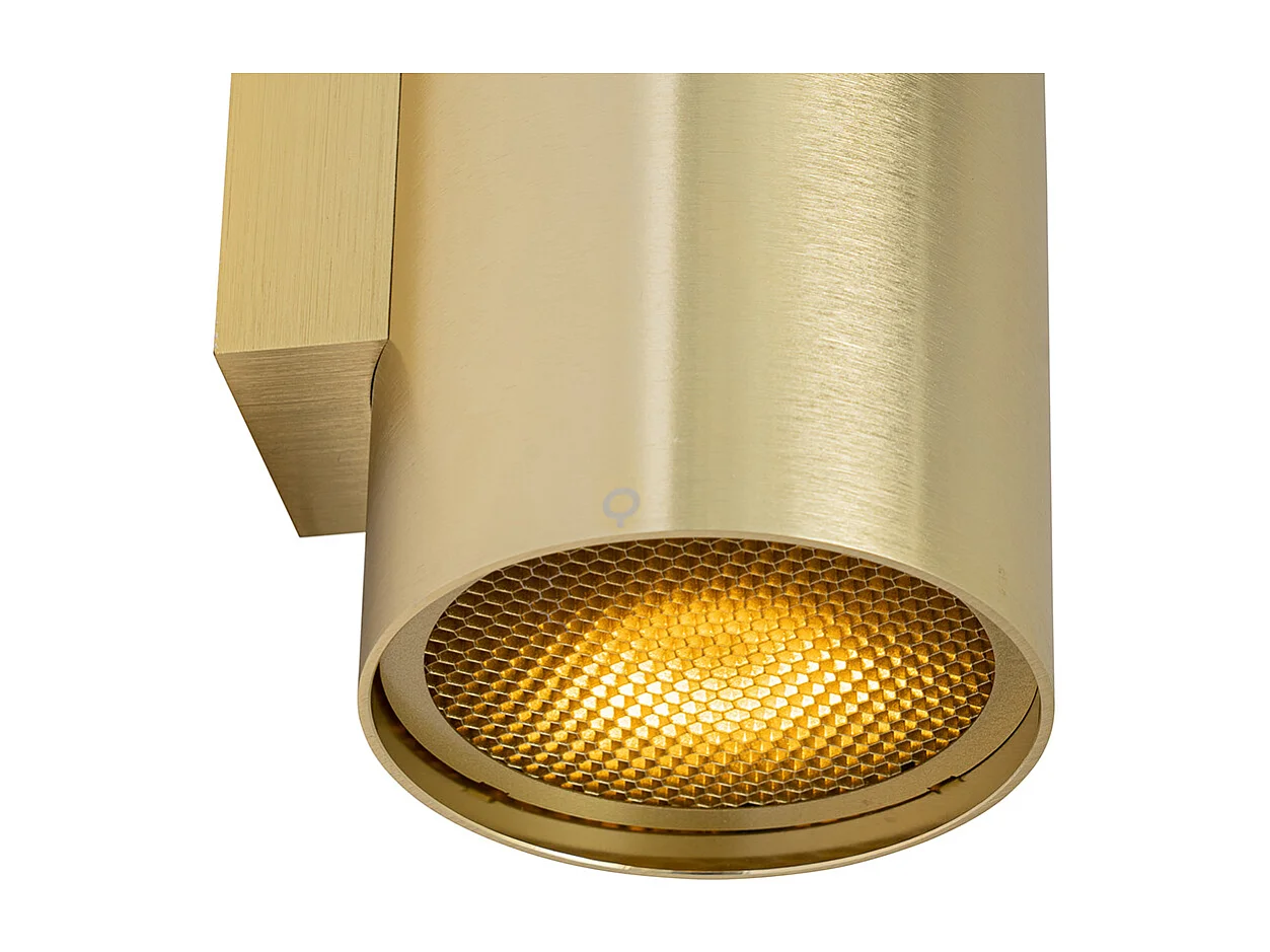 Applique murale design ronde dorée 2 lumières - Sab Honey