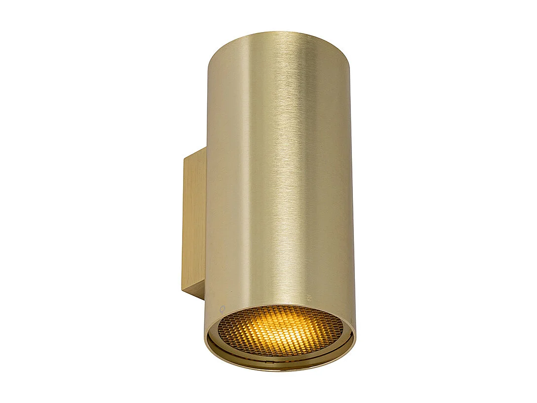 Applique murale design ronde dorée 2 lumières - Sab Honey