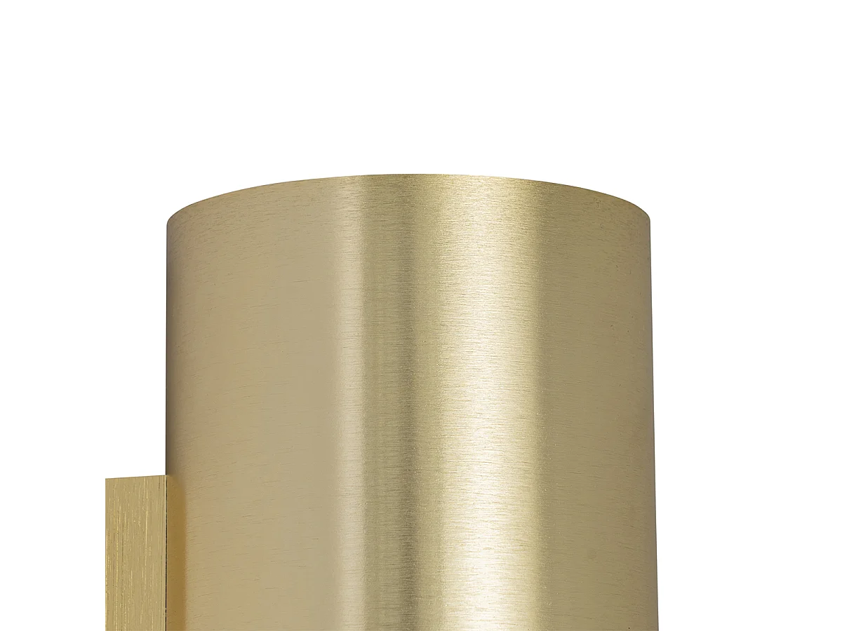 Applique murale design ronde dorée 2 lumières - Sab Honey