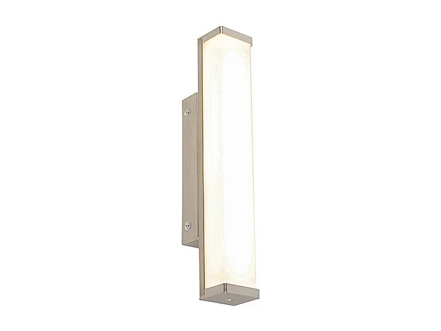 Applique murale de salle de bain en acier 32 cm avec LED IP44 - Cascada