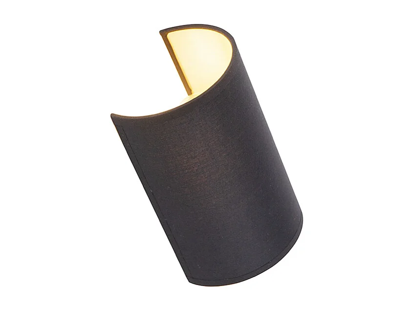 Applique murale moderne noire et dorée - Simple Drum