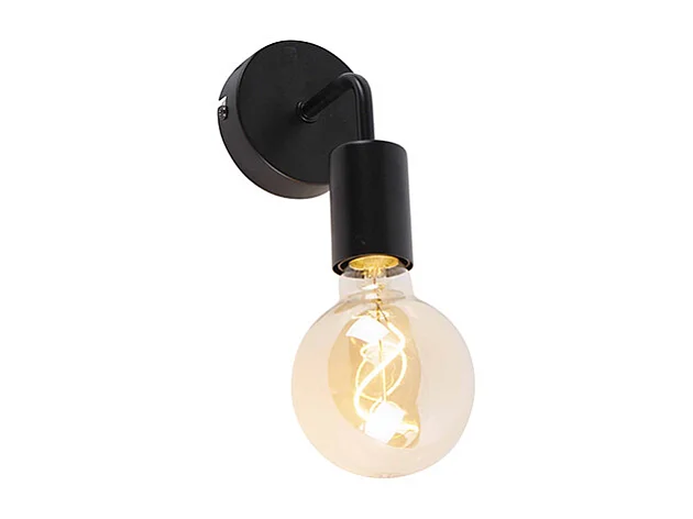 Applique murale moderne noire 15,5 cm - Facile