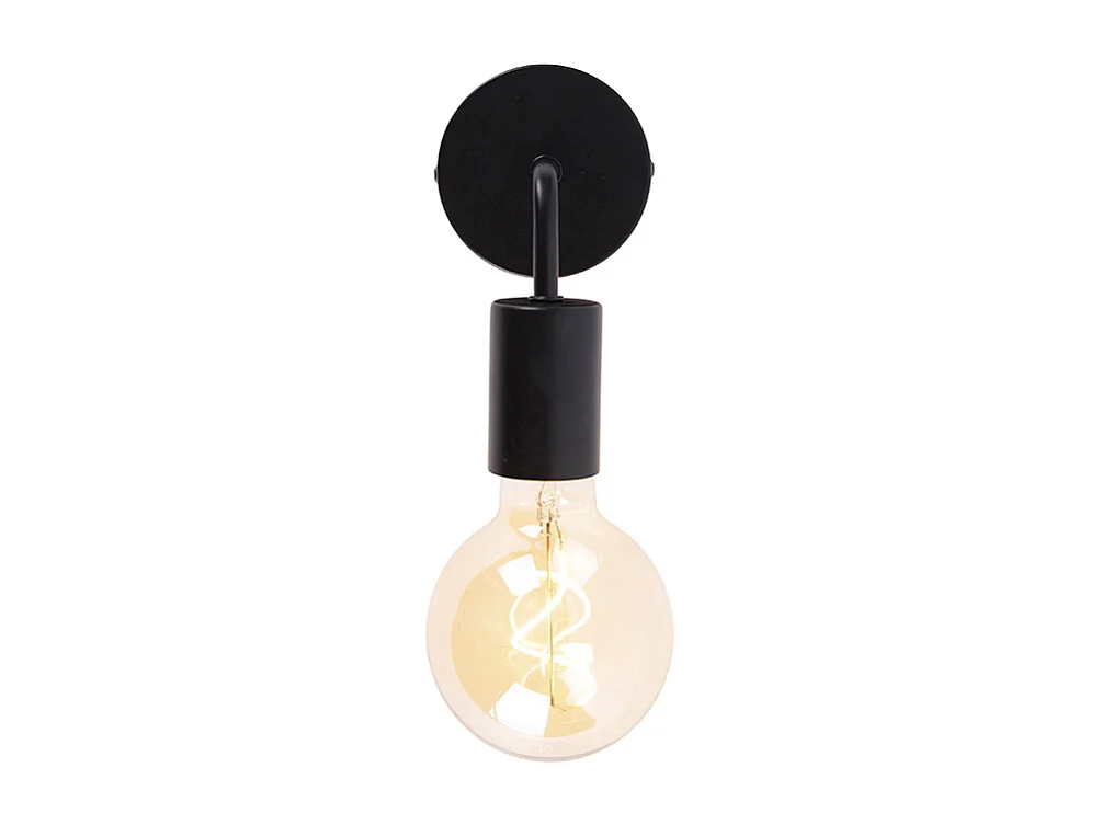 Applique murale moderne noire 15,5 cm - Facile