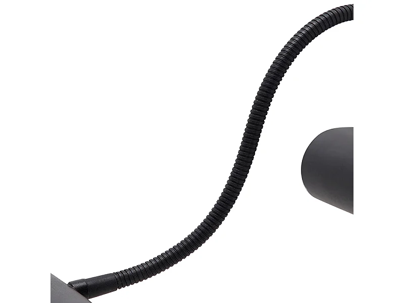 Applique noire 32 cm LED avec gradateur - TABLEAU