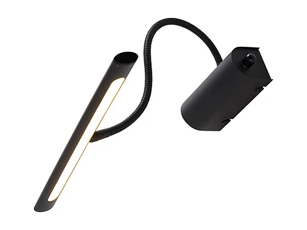 Applique noire 32 cm LED avec gradateur - TABLEAU