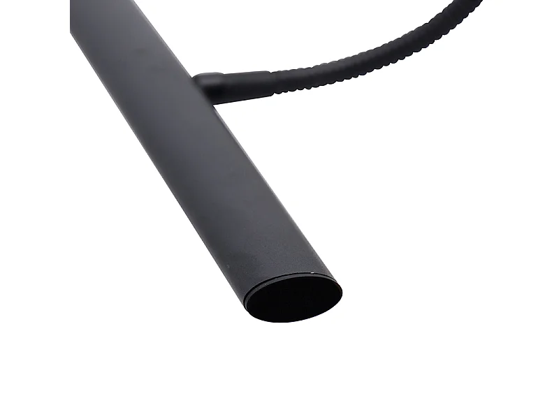 Applique murale design noire 32 cm avec LED et variateur - Tableau