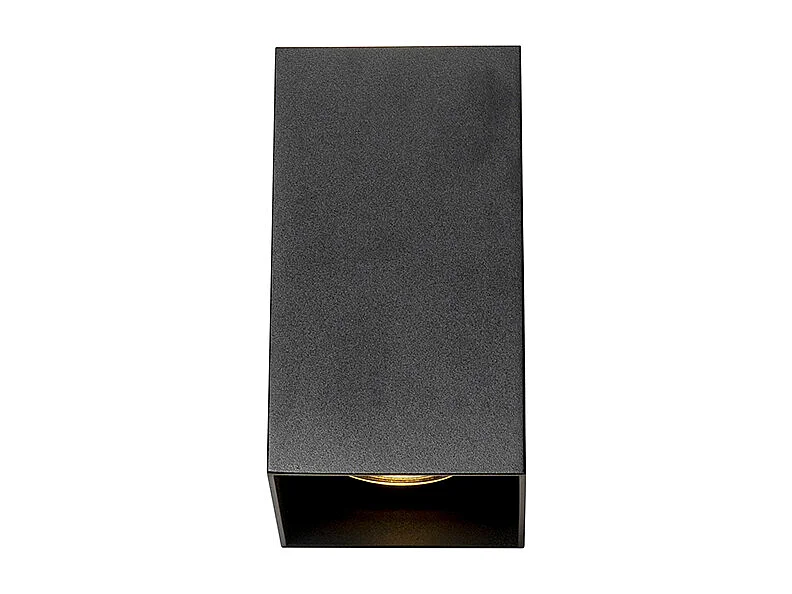 Applique murale carrée intelligente noire avec Wifi GU10 - Sabbir