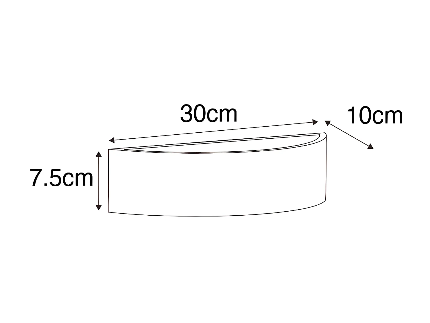 Applique rurale en plâtre - Aurel Novo