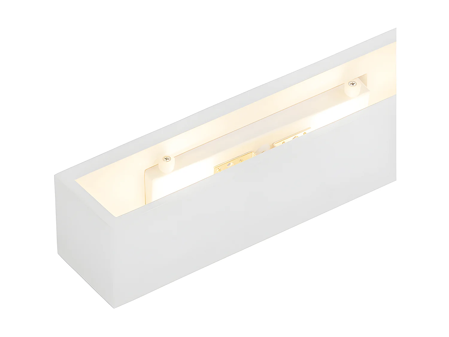Applique moderne blanche 2 lumières - Tjada Novo