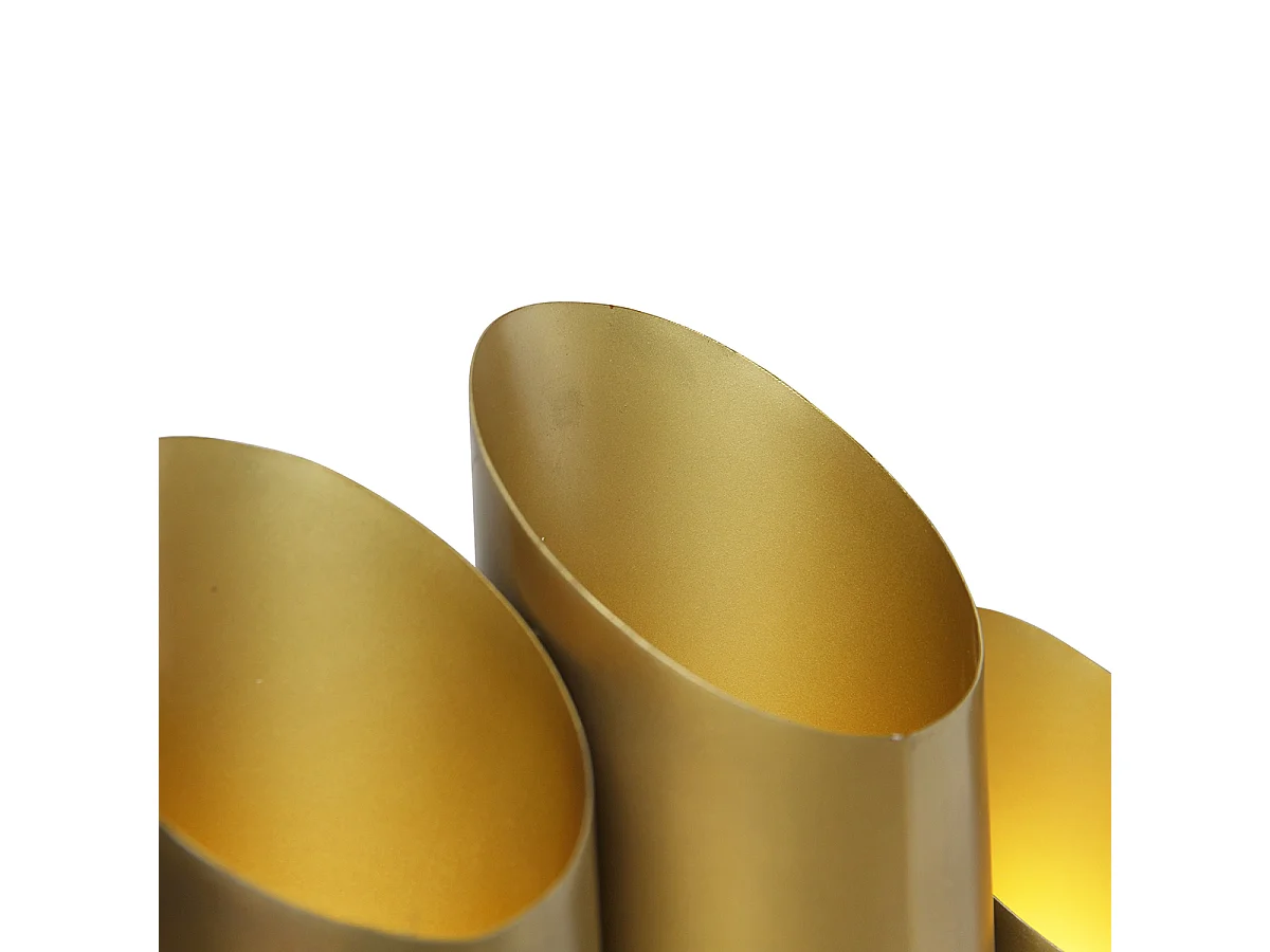 Applique murale industrielle en laiton 10 lumières - Whistle