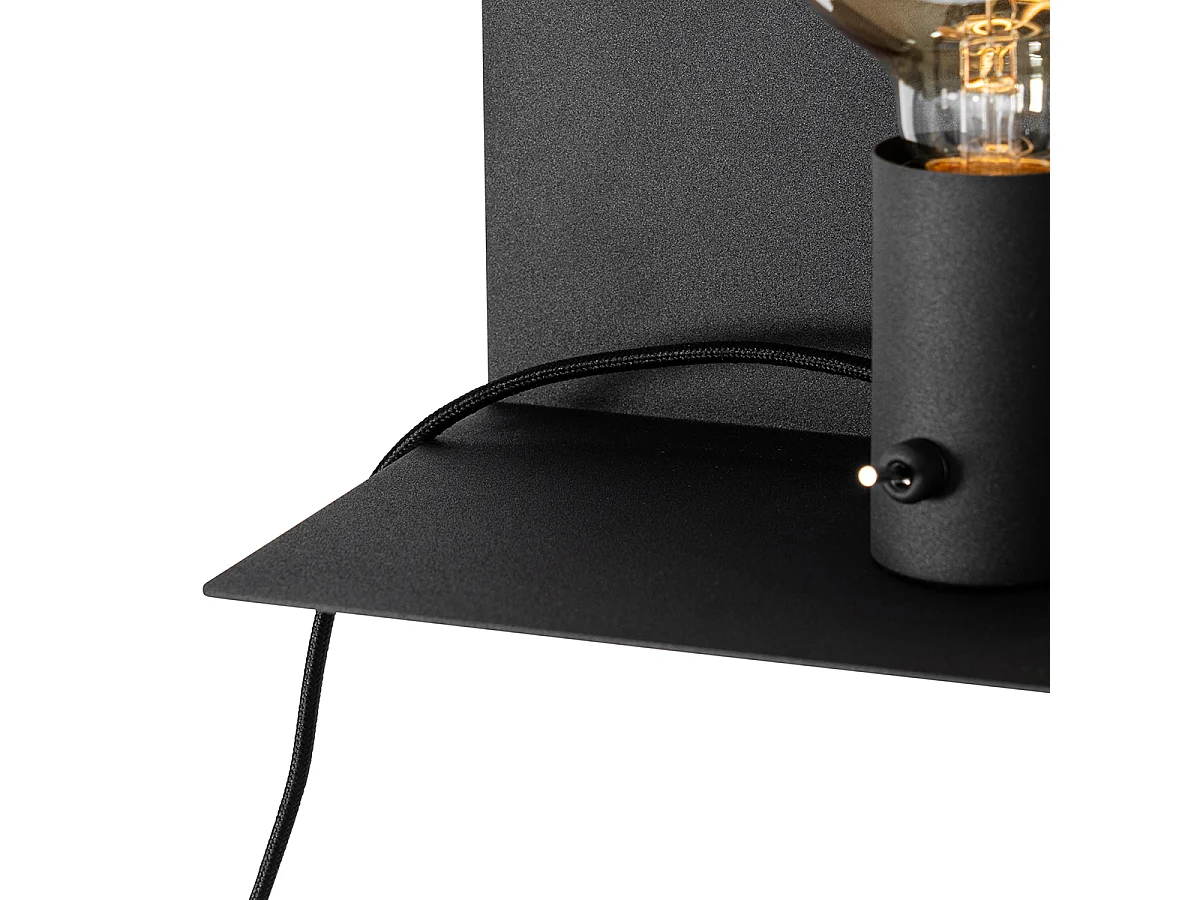 Applique murale moderne noire magnétique réglable - Muro