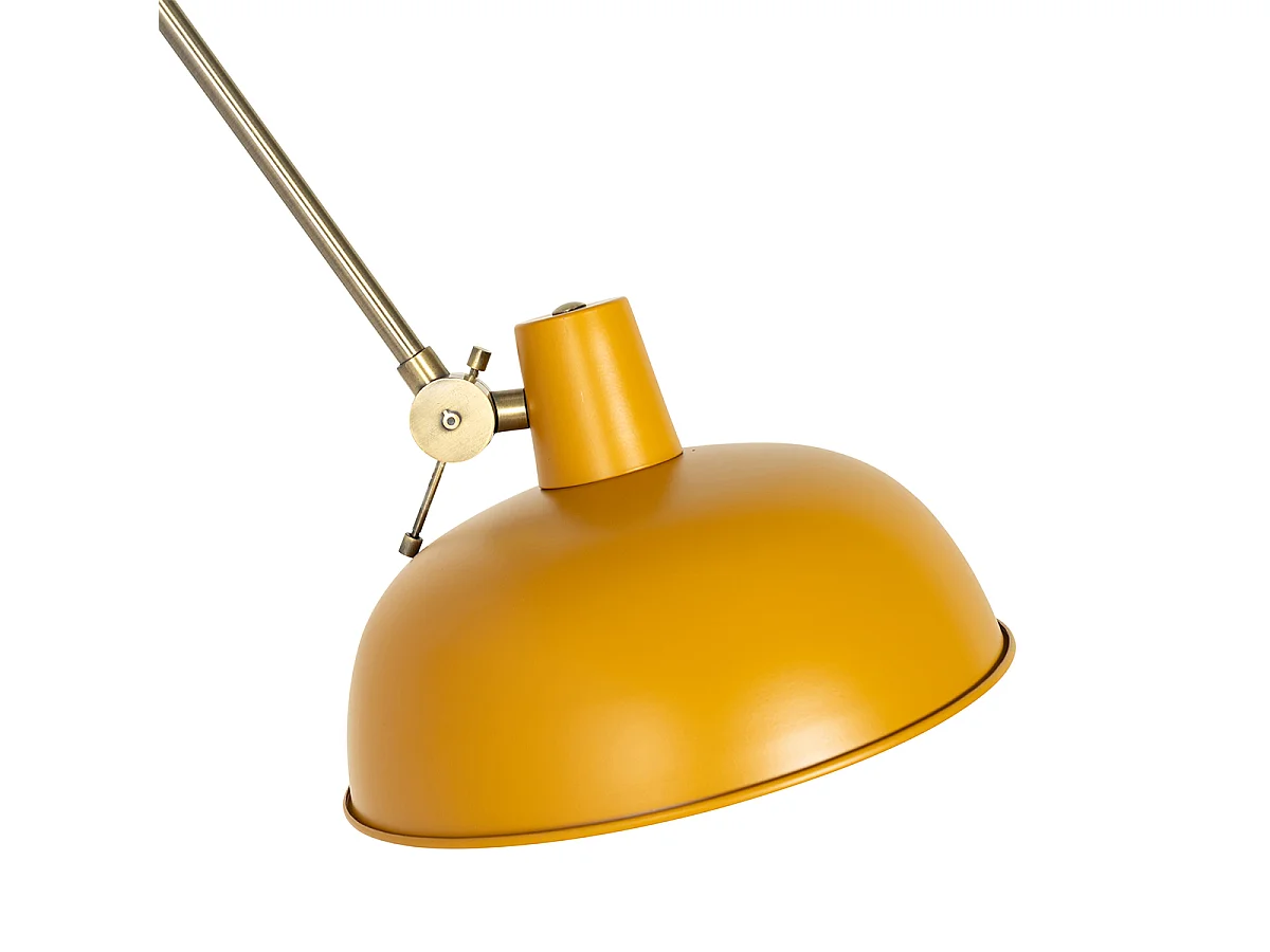 Applique Rétro Acier Jaune et Bronze - Milou