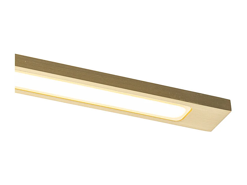 Applique murale en laiton 41,5 cm avec LED IP44 - Jerre