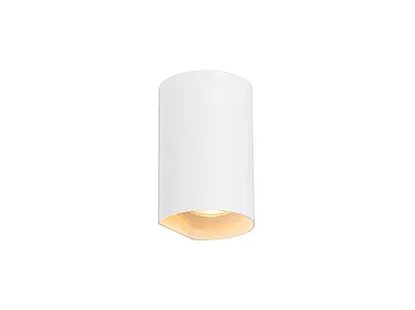 Applique murale design blanche ronde GU10 50mm - Sabbir