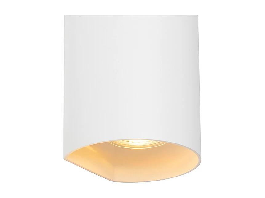 Applique murale ronde design blanche - Sabbir