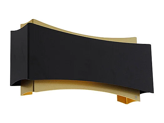 Applique moderne noire avec or - Plats