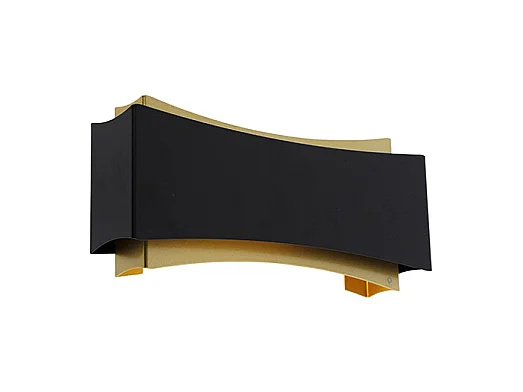 Applique moderne noire avec or - Plats