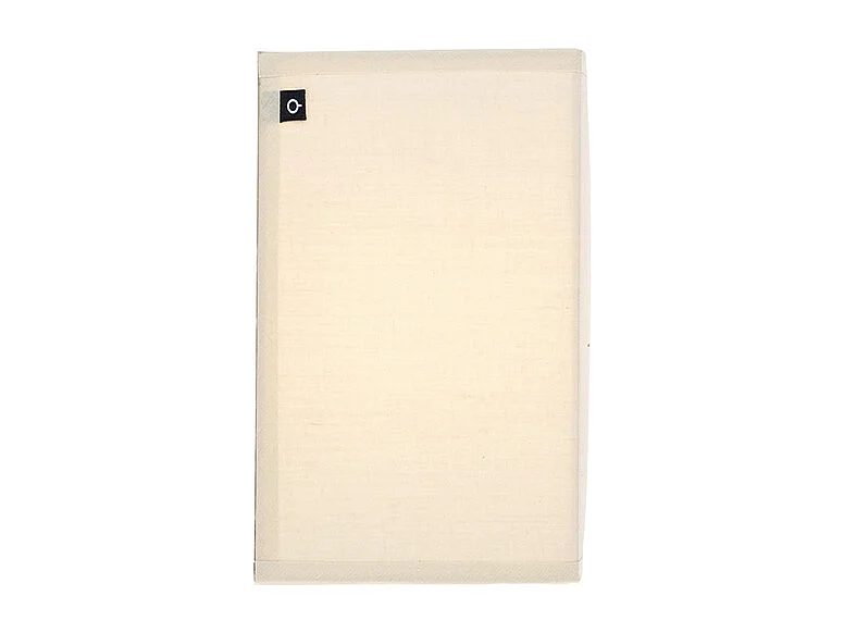 Applique murale rustique beige avec abat-jour en tissu - Vete